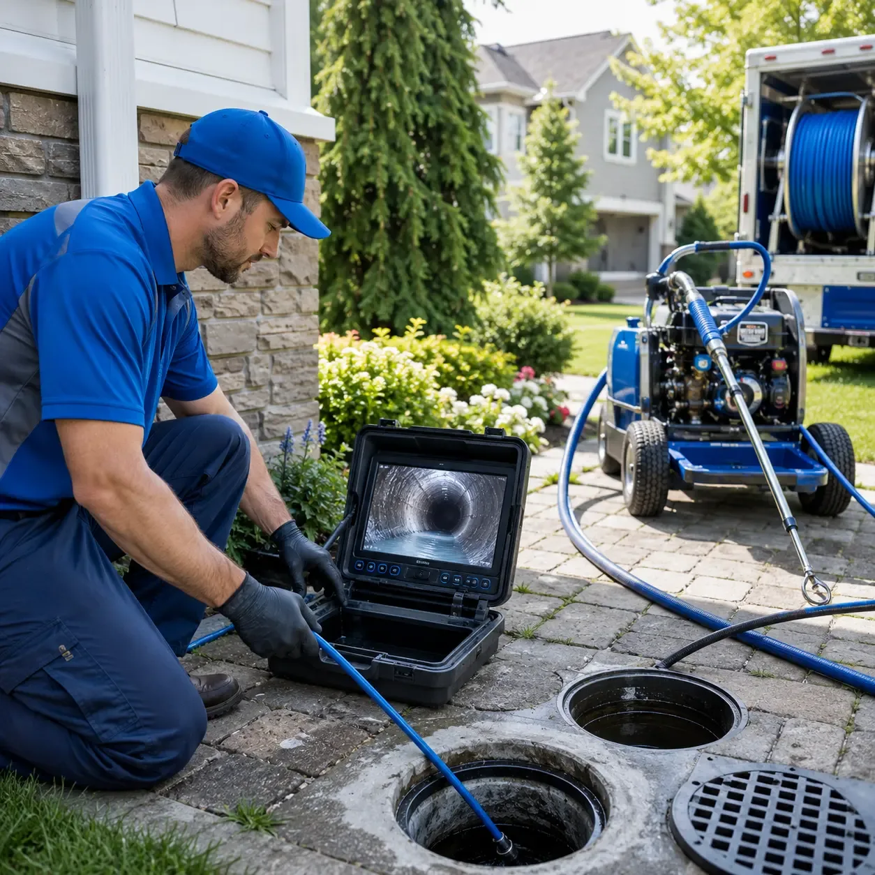 Outdoor drain cleaning professionals serving Grapevine, AR